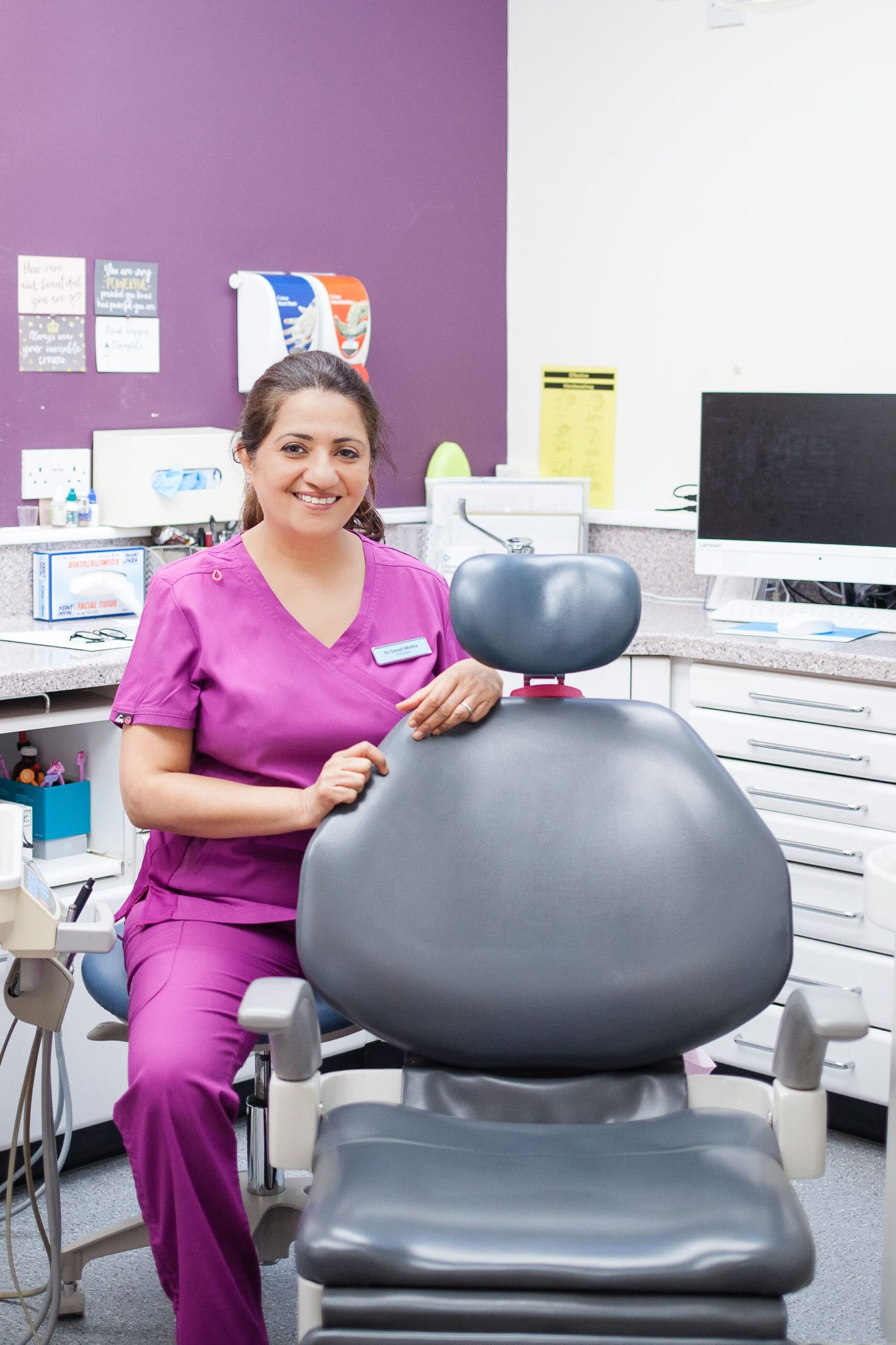 Dr Sonali Mehta working